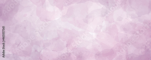 Vector watercolor purple and pink texture for cards. Hand drawn vector texture. Pastel color watercolour banner. Splashes. Template for design.
