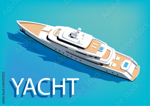 Yacht de luxe - luxury Yacht on the sea