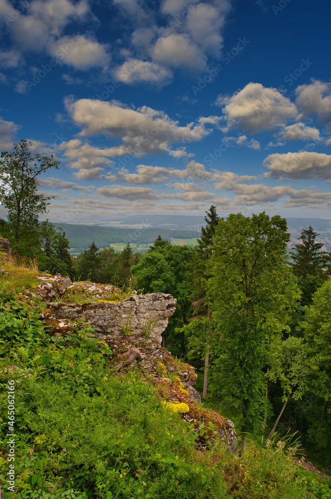 Aussicht vom Berg Kordigast in Oberfranken Deutschland
Aussicht vom Berg Kordigast in Oberfranken Deutschland