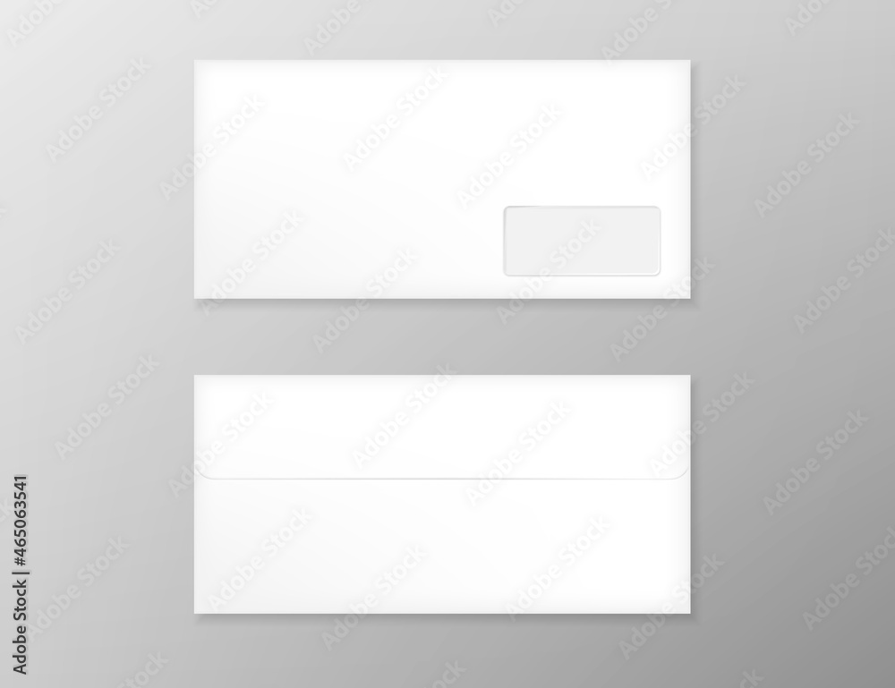 Blank paper envelopes set. Vector EPS10 illustration. Blank paper envelopes set. Vector EPS10 illustration.