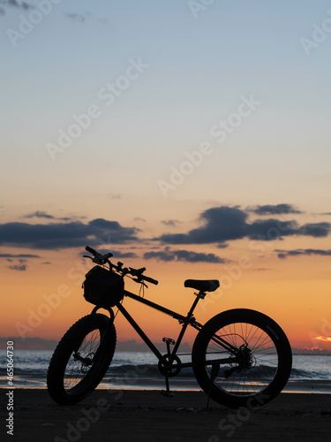 bike on the beach
