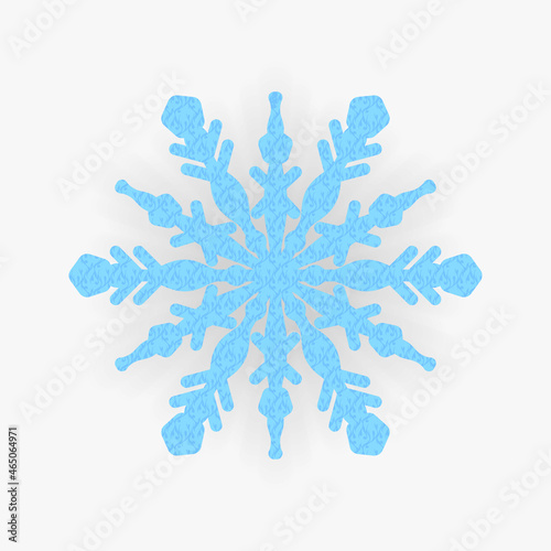 Abstract snowflake symbol.