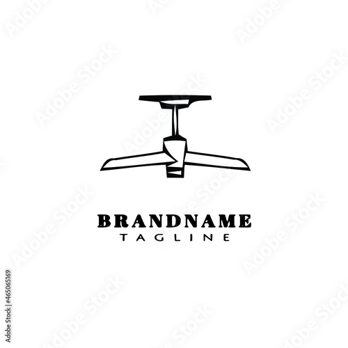 ceiling fan cartoon logo design template icon isolated illustration
