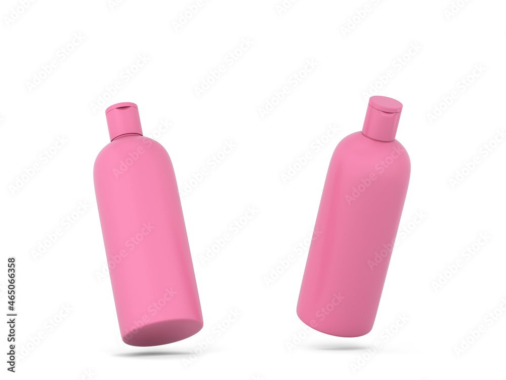 Cosmetics packaging - shampoo or gel bottle Cosmetics packaging - shampoo or gel bottle