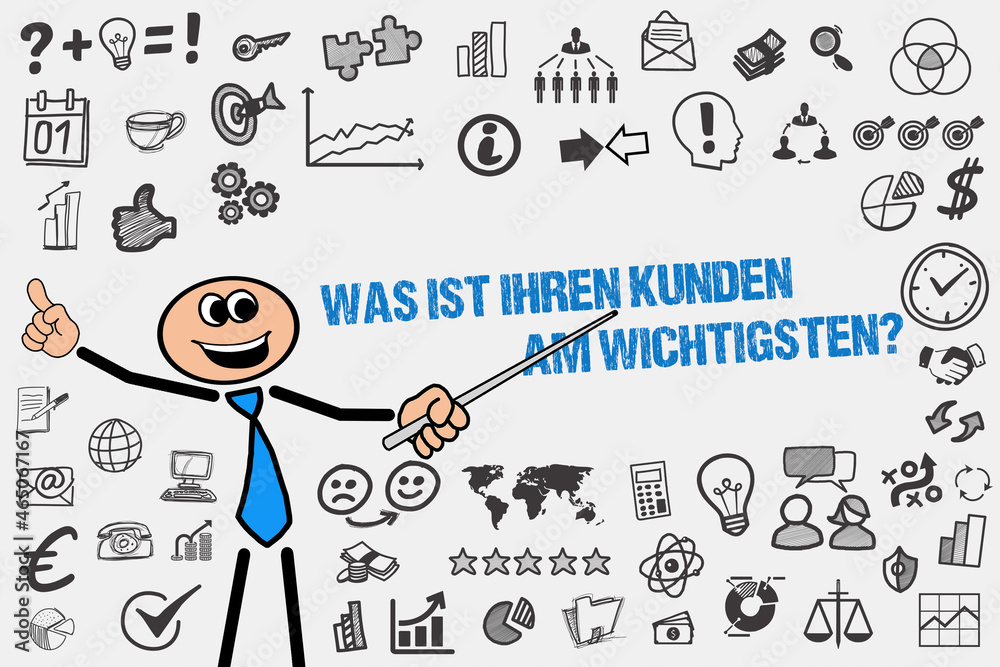 Was Ist Ihren Kunden Am Wichtigsten Ilustra o Do Stock Adobe Stock