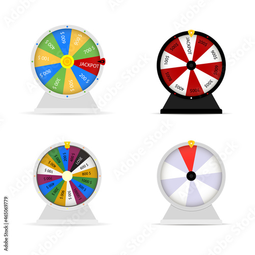 Fortune wheel collection, luck spin and roulette