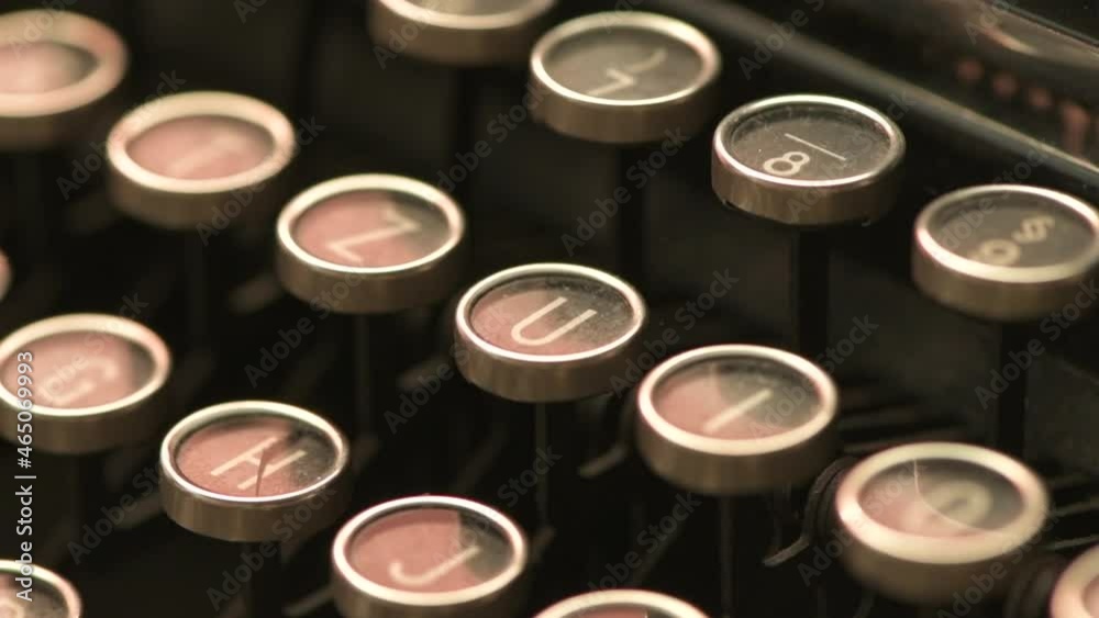 Old vintage typewriter machine