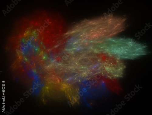 Imaginatory fractal abstract background Image