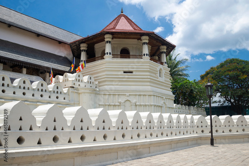 The Octagon Tower at the Sri Dalada Maligawa Temple. Royal Palace of the city of Kandy. Sri Lanka