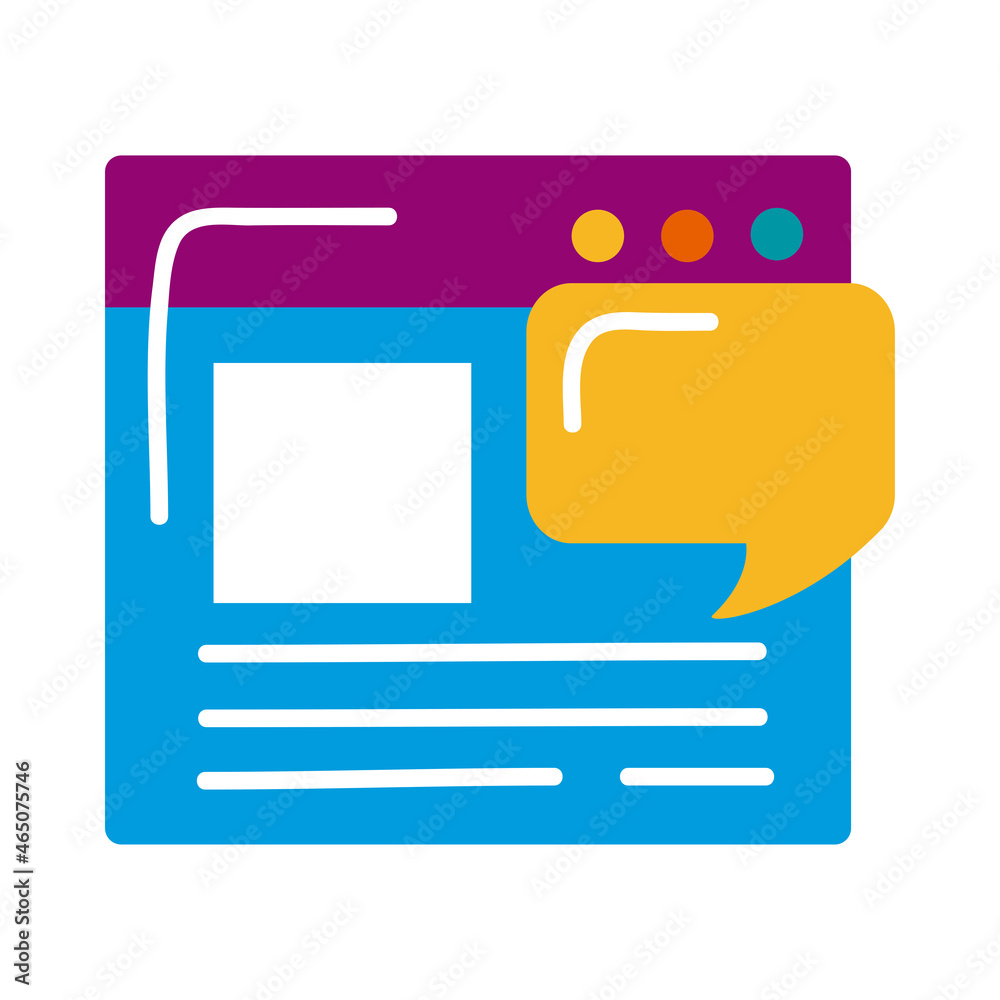webpage template with bubble webpage template with bubble