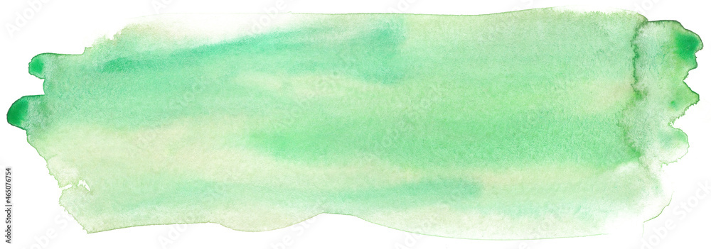 Green spot watercolor background element Green spot watercolor background element