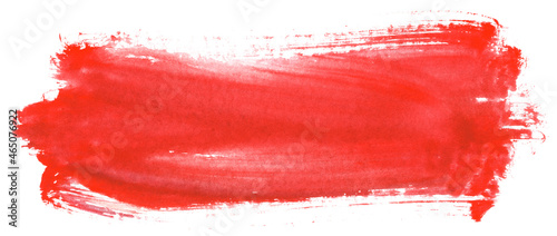 Fotografia, Obraz red watercolor stain background element texture