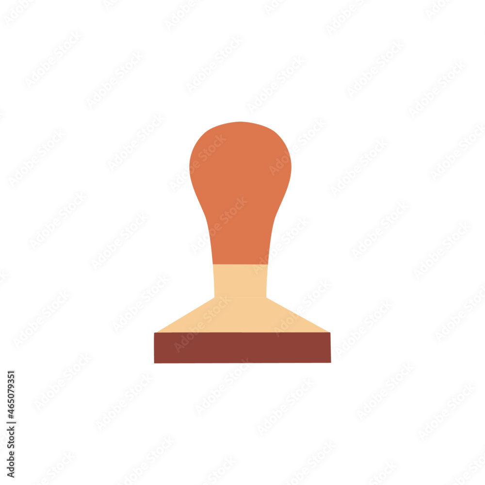 Bean tamper icon in color icon, isolated on white background Bean tamper icon in color icon, isolated on white background