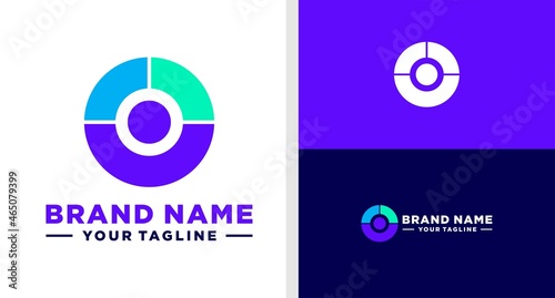 PEOPLE LOGO ANALYTIC CIRCLE SHAPE EDITABLE