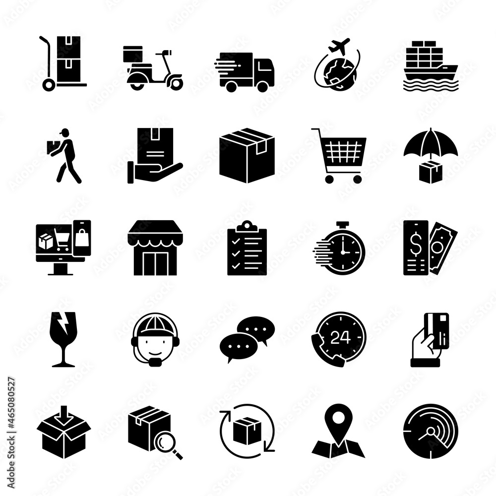 Transport, shipping, logistic, delivery, icon set. vector illustration.
Transport, shipping, logistic, delivery, icon set. vector illustration.