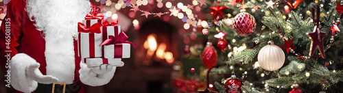 Santa Claus Brought Presents For Christmas