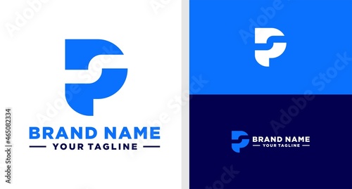 PS LOGO MONOGRAM SIMPLE EDITABLE