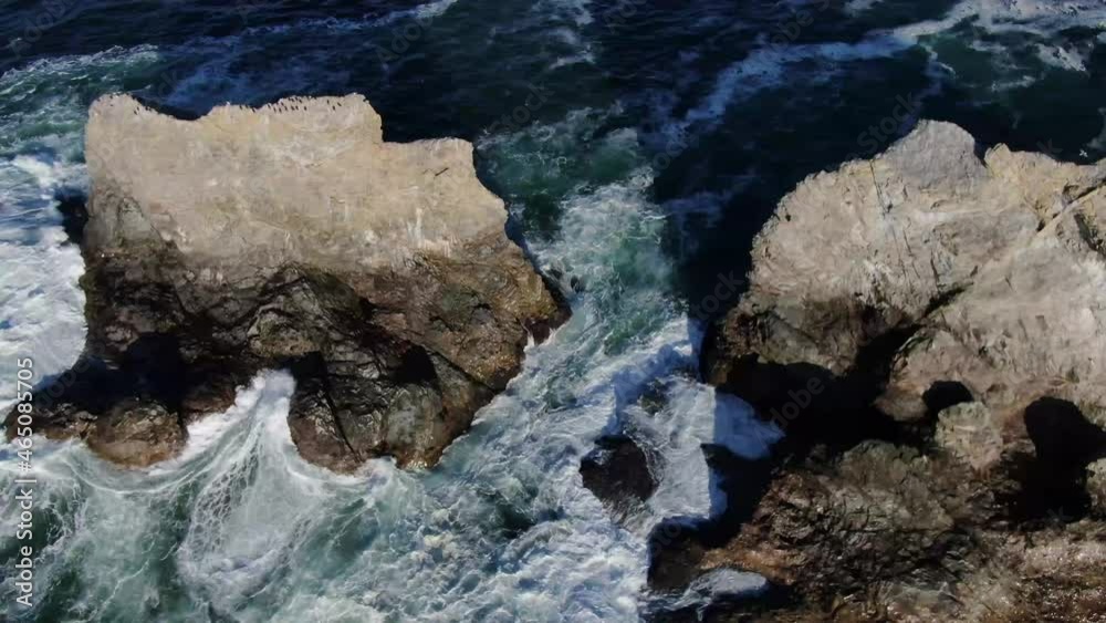 Rock formations in the ocean in Oregon Rock formations in the ocean in Oregon