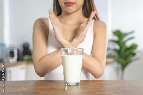 person deny to drink milk because lactose tolerance