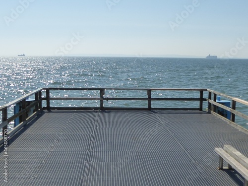 The Baltic Sea in front of Sassnitz  Ruegen Island  Mecklenburg-Western Pomerania  Germany