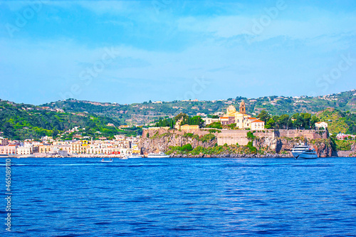 The citadel in Lipari Island, Sicily, Italy photo