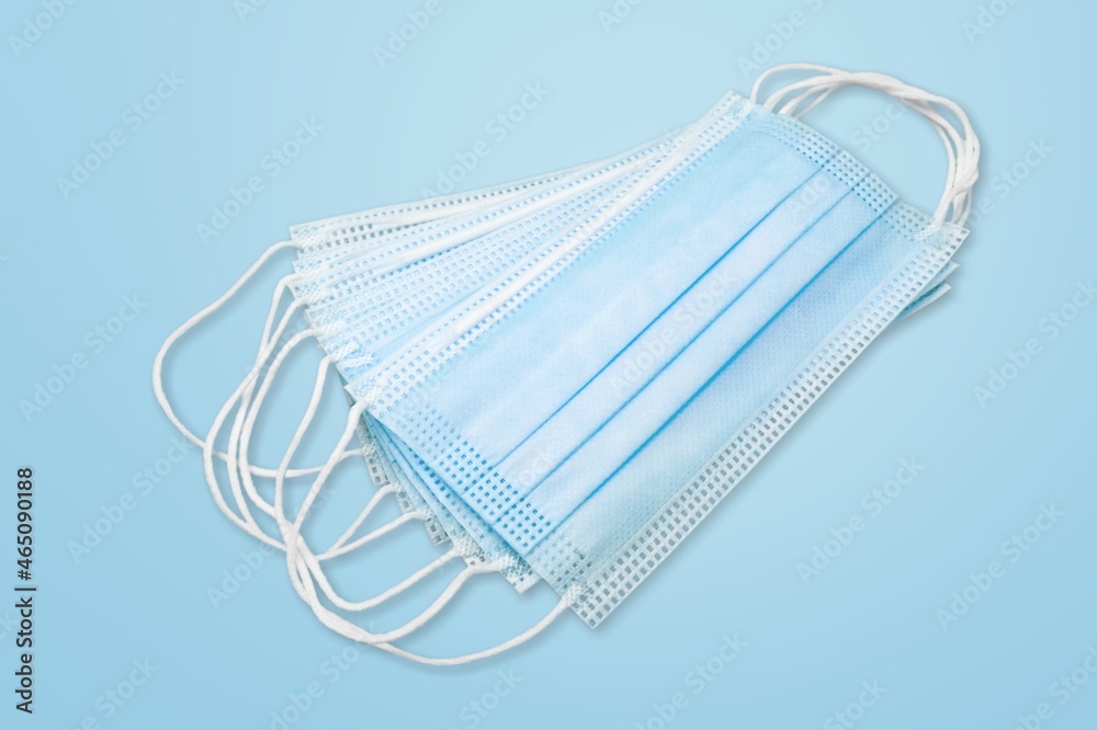 Prevent coronavirus. Medical protective face mask Prevent coronavirus. Medical protective face mask