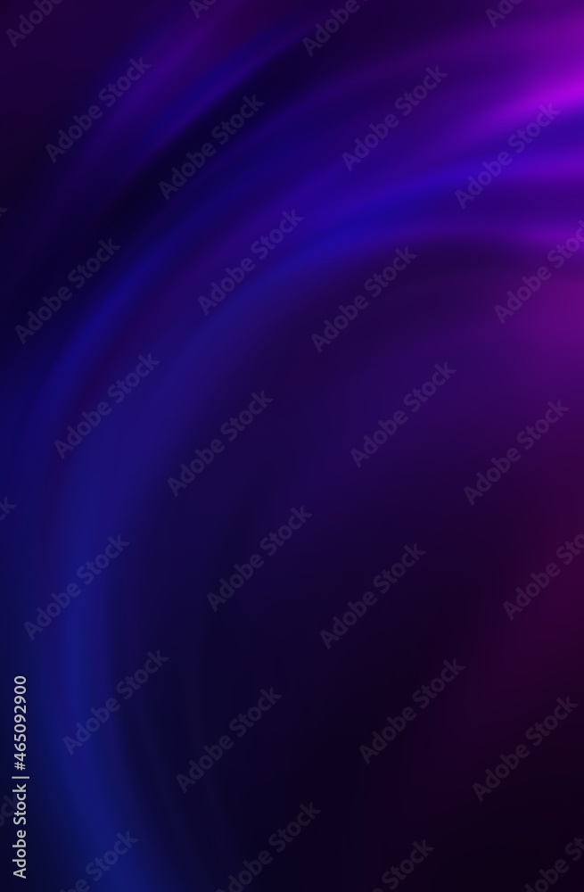 Fototapeta premium Dark abstract futuristic background. Digital explosion, ultraviolet neon glow, blurred geometric lines.