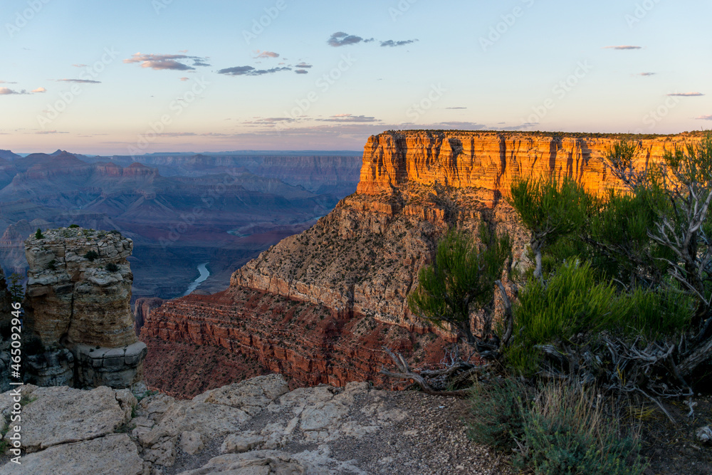 South Rim Grand Canyon National Park Desert View at Sunset
