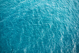 Turquoise sea water background. Aerial view