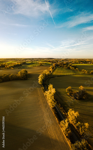 Autumn Road to nowhere - Lower Silesia, Poland photo