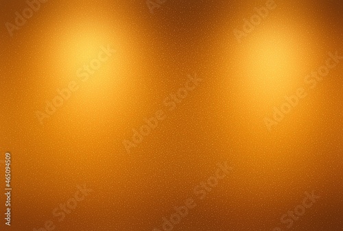 Shimmering gold plating on smooth surface textured background.