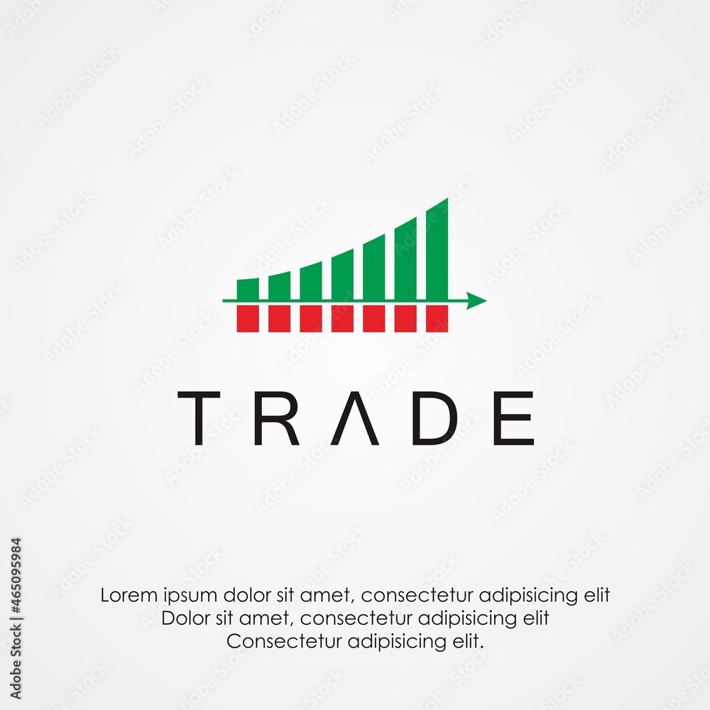 trading financial vector logo. candlestick trading. trading stock symbol. market chart sign. trading financial vector logo. candlestick trading. trading stock symbol. market chart sign.