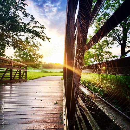 bridge over the river