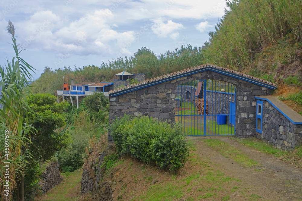 building on the azores island sao miguel