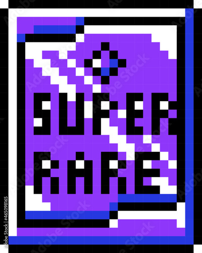 super rare nft pixel icon