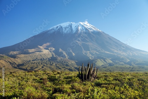 El Misti volcano near Arequipa city in Peru