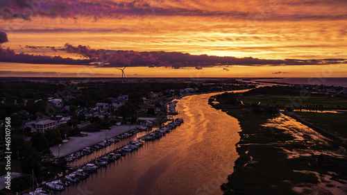 Sunset over the Canal