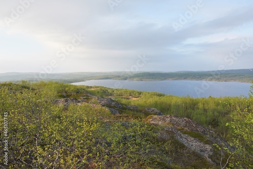 Pond near Murmansk, Russia.