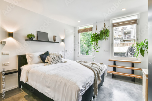 Fotografie Luxury bedroom of house in beautiful design