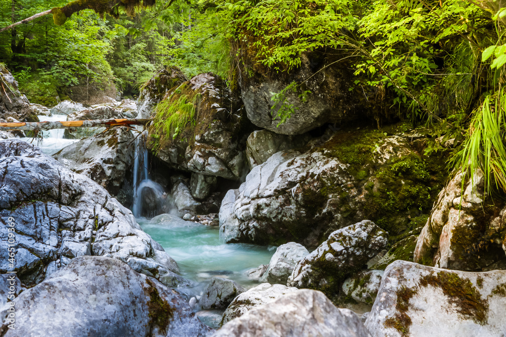 Wasserfall Zauberwald am Hintersee Alpen