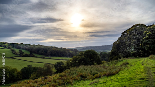Sunrise over the hills