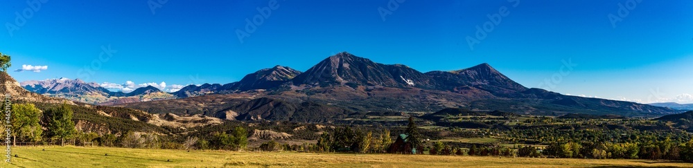 panorama of the mountains