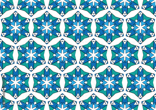 abstract illustrated background poinsettia