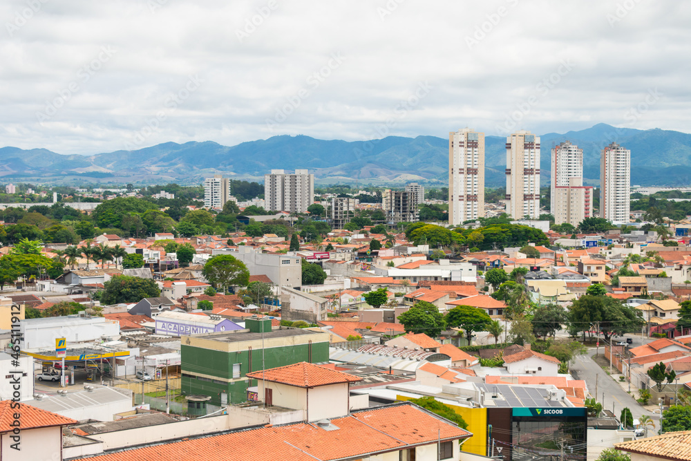 A view of Taubate's cityscape from above - Sao Paulo state, Brazil