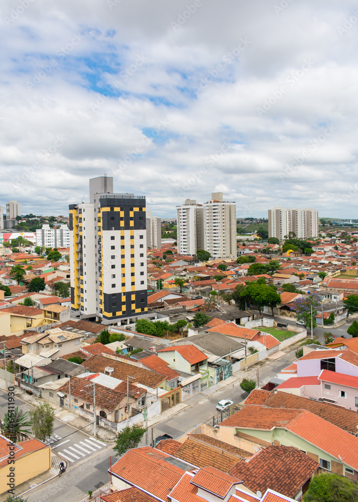 A view of Taubate's cityscape from above - Sao Paulo state, Brazil
