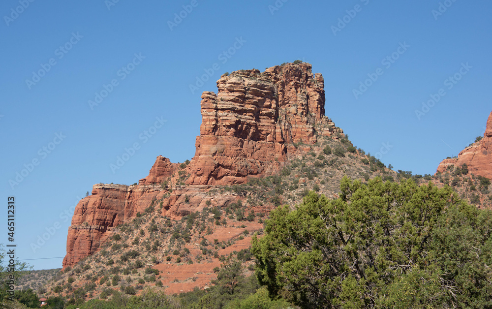 Desert scenery view from the Devilâ.s Bridge, Sedona, Arizona, U. S. A. Desert scenery view from the Devilâ.s Bridge, Sedona, Arizona, U. S. A.