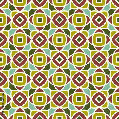 Islamic ethnic mosaic pattern. Vector seamless background for textile, wallpapers, print, gift wrap and scrapbooking.