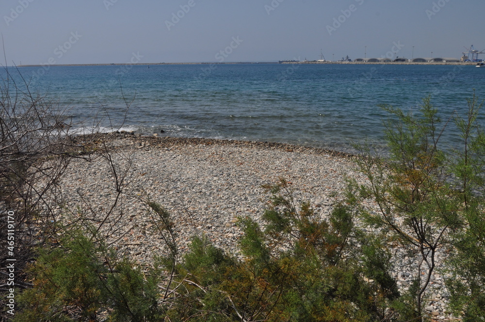 The beautiful Karnagio Beach Limassol in Cyprus