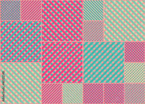 Abstract Geometric Pattern generative computational art illustration