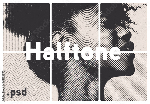 Halftone Rasters Set